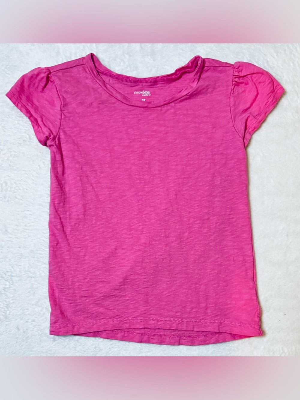 Girls' Pink Short-Sleeve 5T Tee by Simplyjoys by Carter